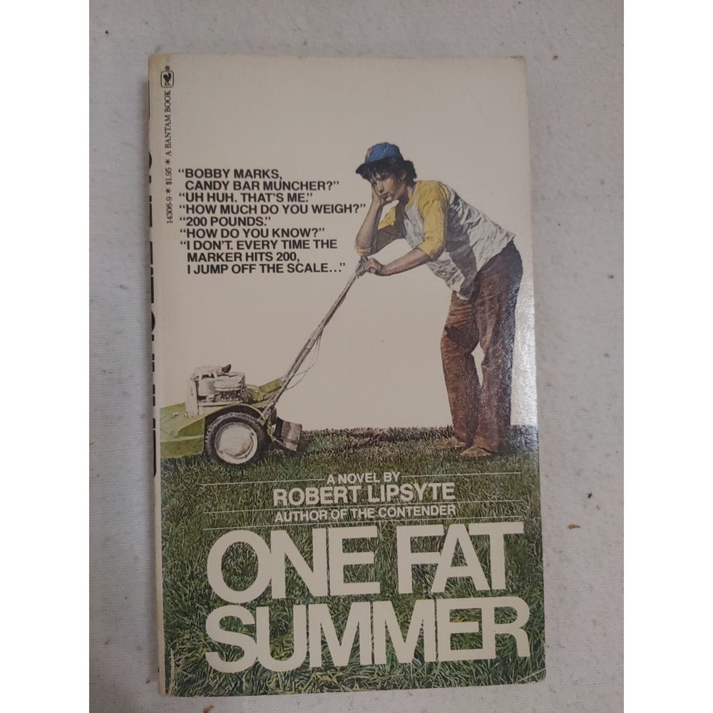 One Fat Summer Paper Back Book Robert Lipsyte‎ vintage 1980 pb